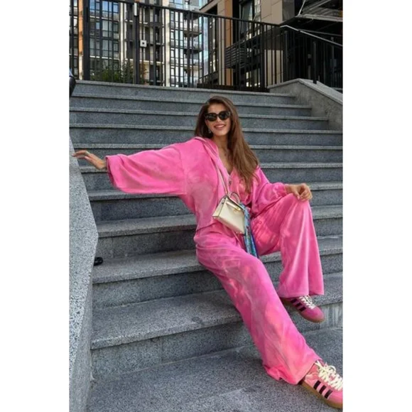 Pretty Pink Pants Set - Picture 3 of 9